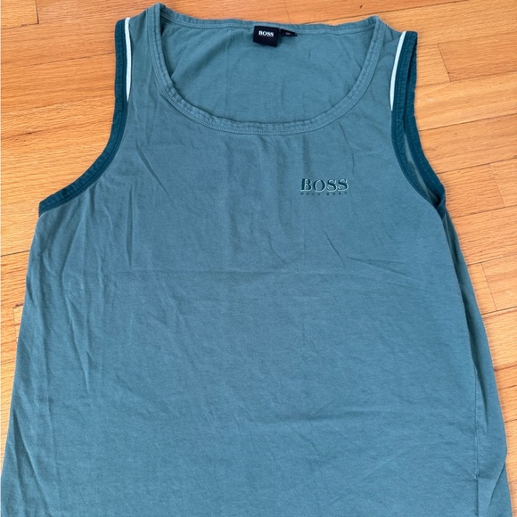 Hugo Boss Men's Teal Tank Top,men medium - Picture 1 of 4